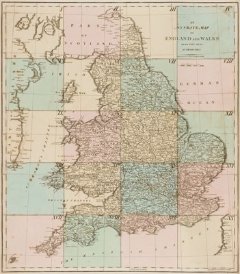 Lot 99 - England & Wales. Stockdale (John), Map of England & Wales..., 14th June 1809