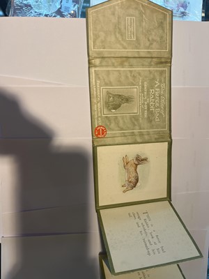 Lot 38 - Potter (Beatrix). The Story of a Fierce Bad Rabbit [and] The Story of Miss Moppet, 1st editions, 1906