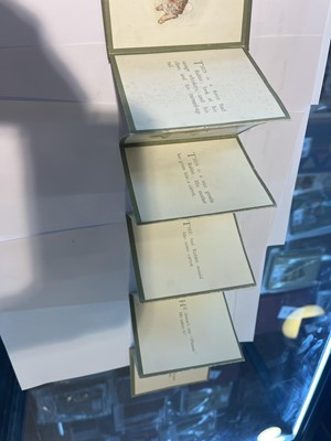 Lot 38 - Potter (Beatrix). The Story of a Fierce Bad Rabbit [and] The Story of Miss Moppet, 1st editions, 1906