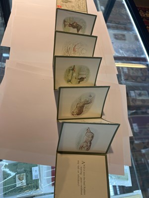 Lot 38 - Potter (Beatrix). The Story of a Fierce Bad Rabbit [and] The Story of Miss Moppet, 1st editions, 1906