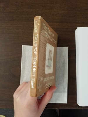 Lot 87 - Potter (Beatrix). The Tale of Tom Kitten, circa 1942, in glassine wrapper, signed by the author