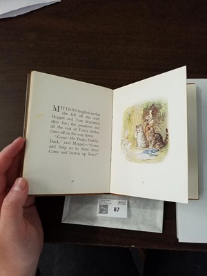 Lot 87 - Potter (Beatrix). The Tale of Tom Kitten, circa 1942, in glassine wrapper, signed by the author