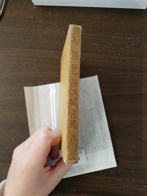 Lot 10 - Potter (Beatrix). The Tale of Peter Rabbit, 1st deluxe edition, 1902