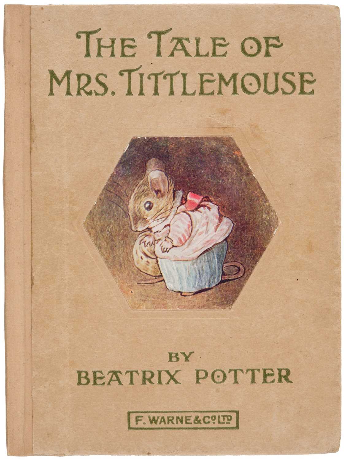 Lot 85 - Potter (Beatrix). The Tale of Mrs. Tittlemouse, signed and inscribed by the author, circa 1935