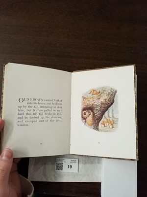 Lot 19 - Potter (Beatrix). The Tale of Squirrel Nutkin, 1st deluxe edition, 1903