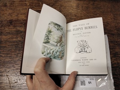 Lot 51 - Potter (Beatrix). The Tale of the Flopsy Bunnies, 1st deluxe edition, 1909