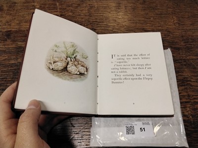 Lot 51 - Potter (Beatrix). The Tale of the Flopsy Bunnies, 1st deluxe edition, 1909