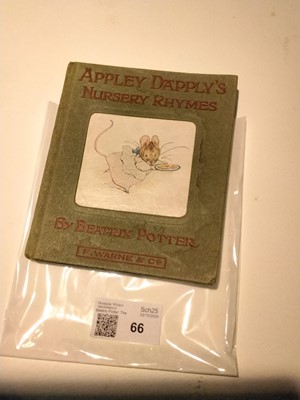 Lot 66 - Potter (Beatrix). Appley Dapply's Nursery Rhymes, 1st edition, 1917