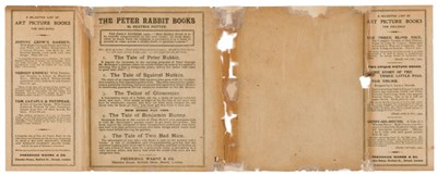 Lot 16 - Potter (Beatrix). The Tailor of Gloucester, 1st trade edition, 1903