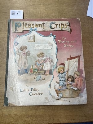 Lot 4 - Potter (Beatrix, illustrator). Pleasant Trips by Trains and Ships, [1896]