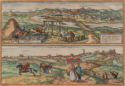 Lot 138 - Spain & Portugal. Braun (Georg & Frans Hogenberg), Conil/Xeres de la Frontera, circa 1575