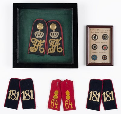 Lot 281 - Imperial Germany. Shoulder boards circa 1910