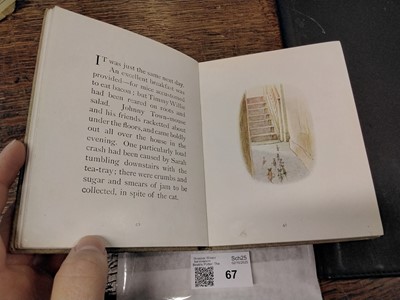 Lot 67 - Potter (Beatrix). The Tale of Johnny Town-Mouse, 1st edition, 1918