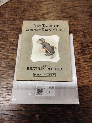 Lot 67 - Potter (Beatrix). The Tale of Johnny Town-Mouse, 1st edition, 1918