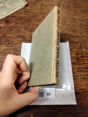 Lot 67 - Potter (Beatrix). The Tale of Johnny Town-Mouse, 1st edition, 1918