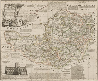 Lot 136 - Somerset. Bowen (E.), An Accurate Map of Somerset Shire..., 1777