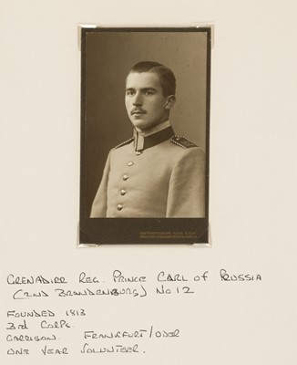 Lot 241 - Prussia. A collection of 22 carte de visite portrait photographs of soldiers and senior officers