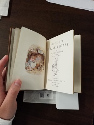 Lot 23 - Potter (Beatrix). The Tale of Benjamin Bunny, 1st deluxe edition, 1904