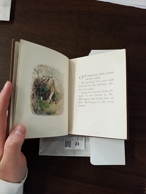 Lot 23 - Potter (Beatrix). The Tale of Benjamin Bunny, 1st deluxe edition, 1904