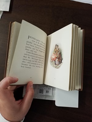 Lot 23 - Potter (Beatrix). The Tale of Benjamin Bunny, 1st deluxe edition, 1904