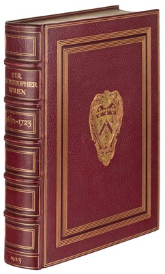 Lot 376 - Wren (Christopher). Sir Christopher Wren, Bicentenary Memorial volume, 1923