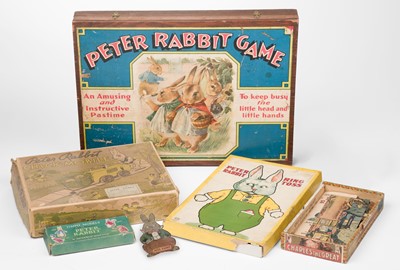 Lot 147 - Games. Peter Rabbit Chick-Mobile, circa 1935, & other games