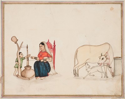 Lot 17 - Company School. A collection of 24 watercolours of Indian street sellers..., 1819-1829