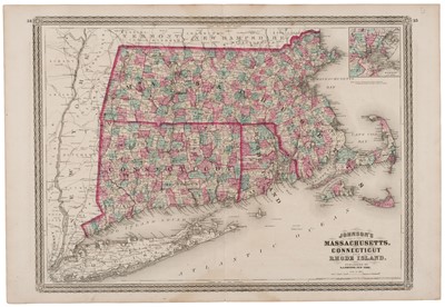 Lot 122 - North America & Canada. A collection of approximately 220 maps, mostly 19th century