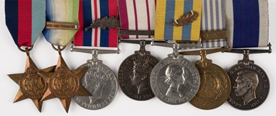 Lot 231 - WWII Royal Navy. Chief Petty Officer Telegraphy R.A. Farrant, M.I.D.