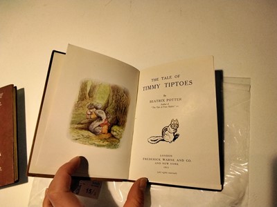 Lot 15 - Potter (Beatrix). The Tailor of Gloucester, 1st edition, 1903..., and others