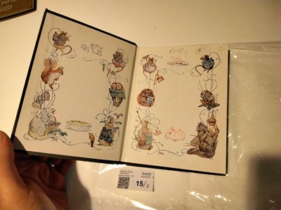 Lot 15 - Potter (Beatrix). The Tailor of Gloucester, 1st edition, 1903..., and others