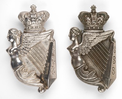 Lot 503 - The King's Royal Irish. A fine Victorian silver non-commissioned officer's badge arm badge