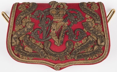 Lot 472 - King's Royal Irish Hussars. A Victorian full dress pouch of the 8th King's Royal Irish Hussars
