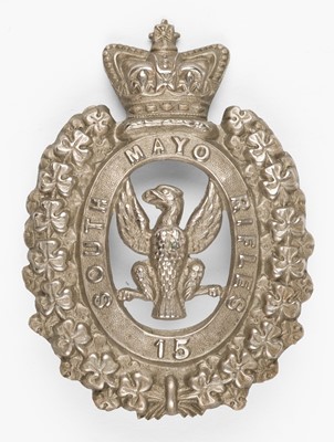 Lot 499 - South Mayo Rifles Militia. An Irish Glengarry Badge circa 1874-81 of the South Mayo Rifles Militia