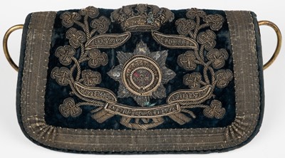 Lot 487 - Royal Irish Dragoon Guards. A scarce dress pouch of the 4th Royal Irish Dragoon Guards