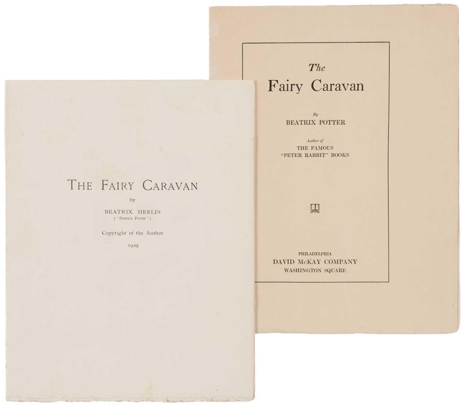 Lot 77 - Potter (Beatrix). A set of proof sheets for the 1st limited edition of The Fairy Caravan, 1929