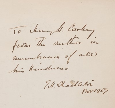 Lot 49 - Shackleton (Ernest). The Heart of the Antarctic, 2 vols, 1st edition, presentation copy, 1909