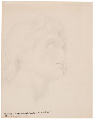 Lot 153 - Richmond (William Blake, 1842-1921). Study of a classical statue, late 19th-century