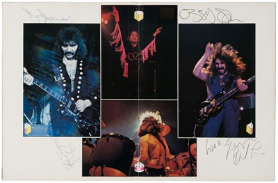 Lot 262 - Black Sabbath. Tenth Anniversary World Tour 1978, signed programme