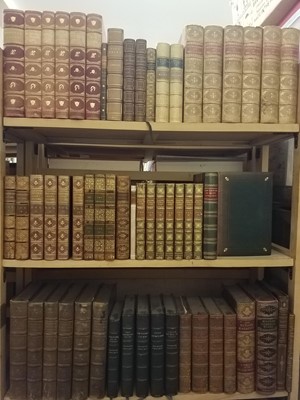 Lot 465 - Bindings. Approximately 55 volumes of late 19th & early 20th Century literature, all in contemporary gilt leather bindings