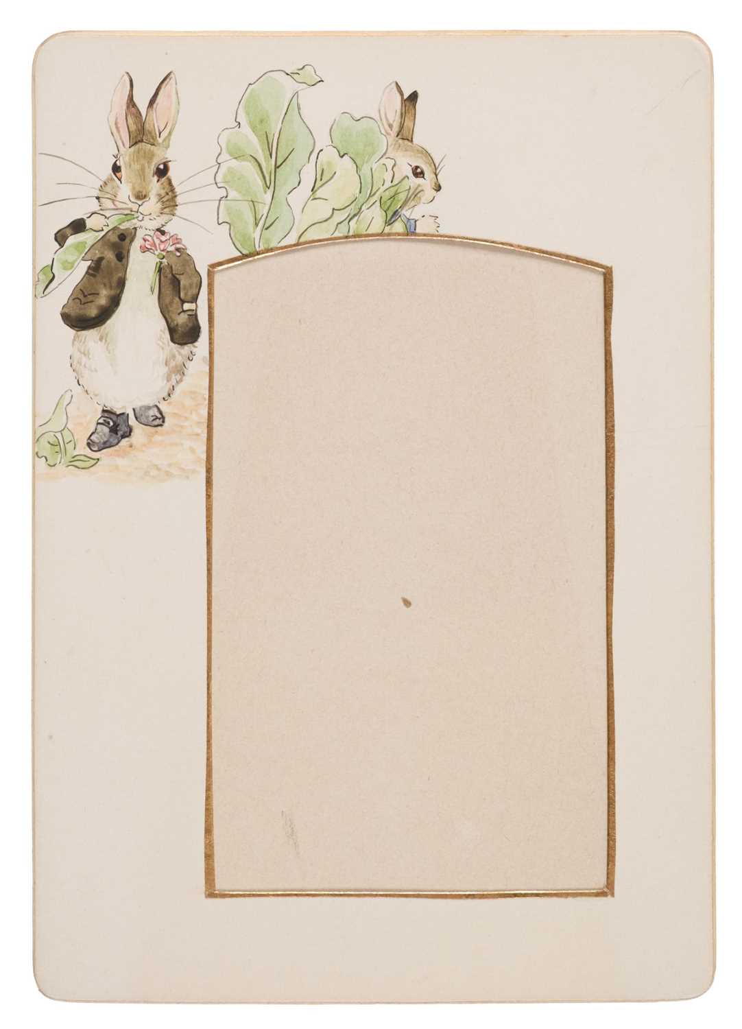 Lot 127 - Potter (Beatrix, 1866-1943, after). A set of six watercolour menu holders