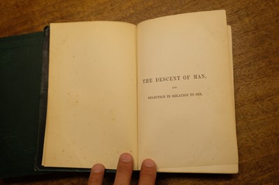Lot 47 - Darwin (Charles). The Descent of Man, 2 volumes, 1st edition, 1st issue, London: John Murray, 1871