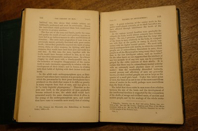 Lot 47 - Darwin (Charles). The Descent of Man, 2 volumes, 1st edition, 1st issue, London: John Murray, 1871