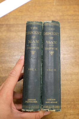 Lot 47 - Darwin (Charles). The Descent of Man, 2 volumes, 1st edition, 1st issue, London: John Murray, 1871