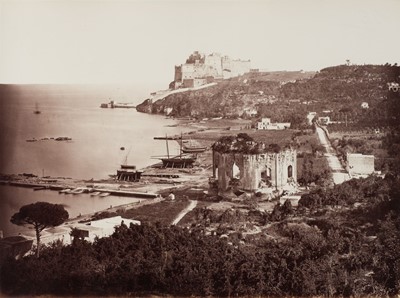 Lot 67 - Italy. A group of 9 mammoth print photographs in the vicinity of the Bay of Naples, c. 1870s
