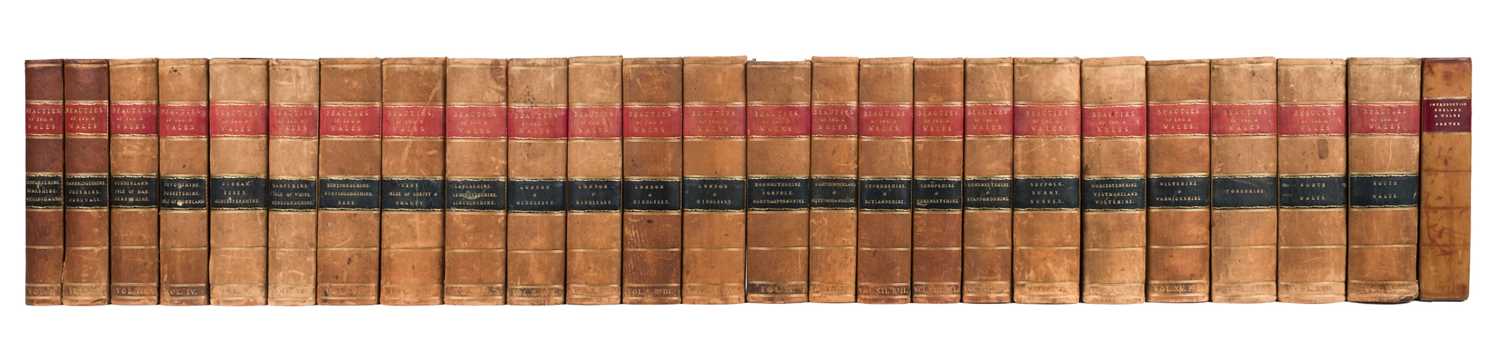 Lot 4 - Britton (John & Edward Brayley). The Beauties of England and Wales, 24 vols 1801-15