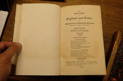 Lot 4 - Britton (John & Edward Brayley). The Beauties of England and Wales, 24 vols 1801-15