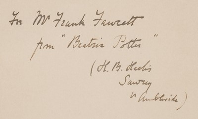 Lot 72 - Potter (Beatrix). The Fairy Caravan, [Ambleside], 1929