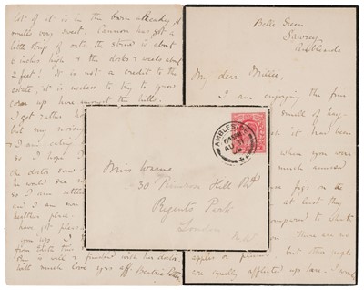 Lot 96 - Potter (Beatrix). Autograph Letter Signed, [31 August 1906]