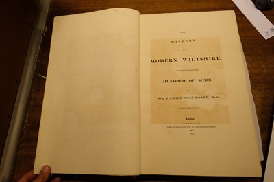 Lot 17 - Hoare (Richard Colt). The History of Modern Wiltshire, 6 volumes, 1822-43